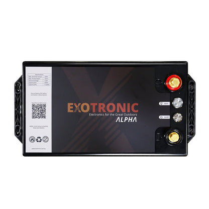 Exotronic - 12V - 400AH - Twin Pack Alpha IP67 Smart Bluetooth Lithium Batteries
