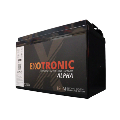 Exotronic - 12V - 180AH - Twin Pack Alpha IP67 Smart Bluetooth Lithium Batteries