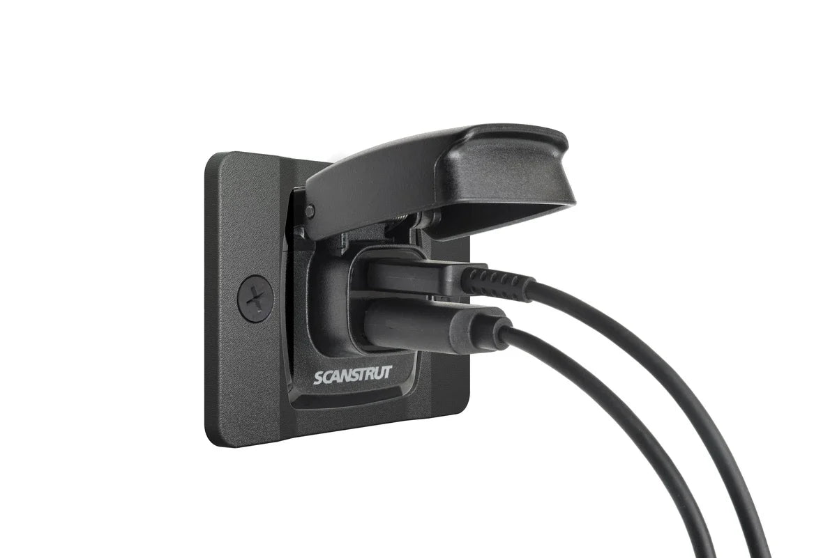 Scanstrut - 12/24V - Flip Pro - USB-A & USB-C Socket with Front-Fit Bezel