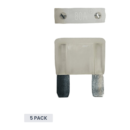 Exotronic - 80A - Maxi Blade Fuse (Pack of 5)