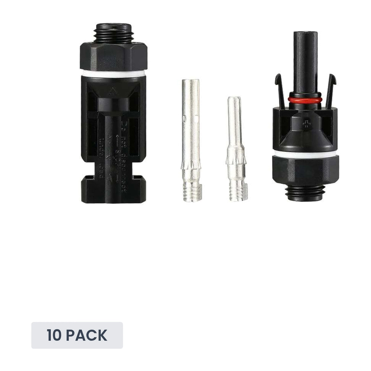 Exotronic - Bulkhead (Panel Mount) Solar Connector Pair (Pack of 10)