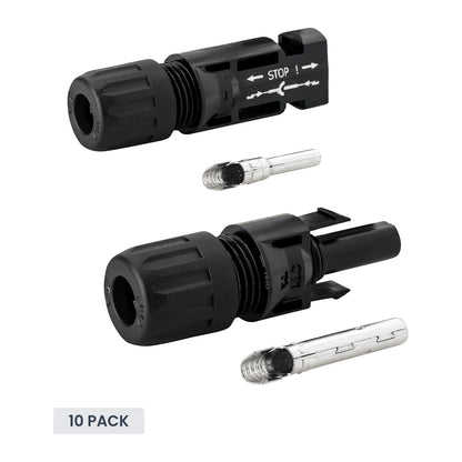 Multi-Contact Stäubli - Stäubli MC4 Connector Pair (Pack of 10)