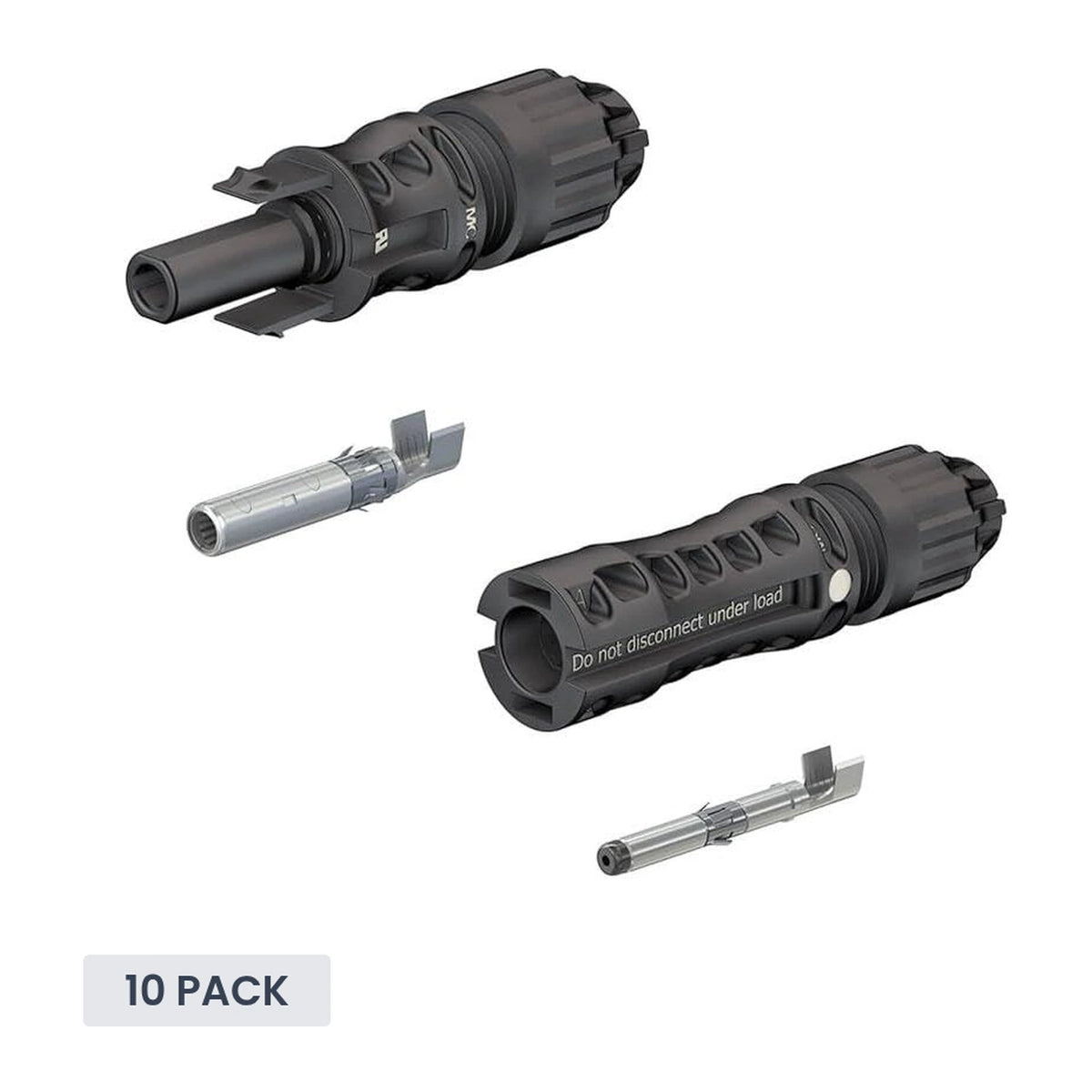 Multi-Contact Stäubli - Stäubli MC4 Evo 2 Solar Connector Pair (Pack of 10)