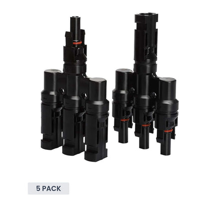 Exotronic - 3 to 1 'h' Branch Joiner Connector Pair (Pack of 5)