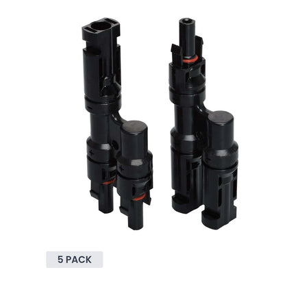 Exotronic - 2 to 1 'h' Branch Solar Connector Pair (Pack of 5)