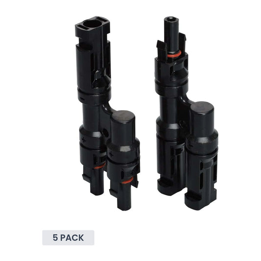 Exotronic - 2 to 1 'h' Branch Solar Connector Pair (Pack of 5)