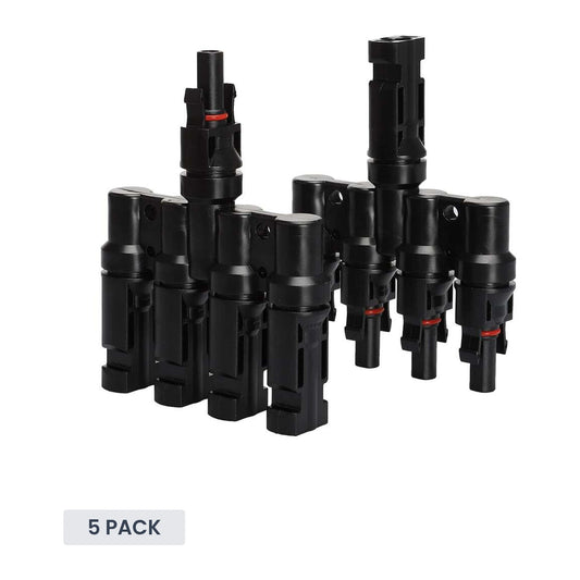 Exotronic - 4 to 1 'h' Branch Joiner Connector Pair (Pack of 5)