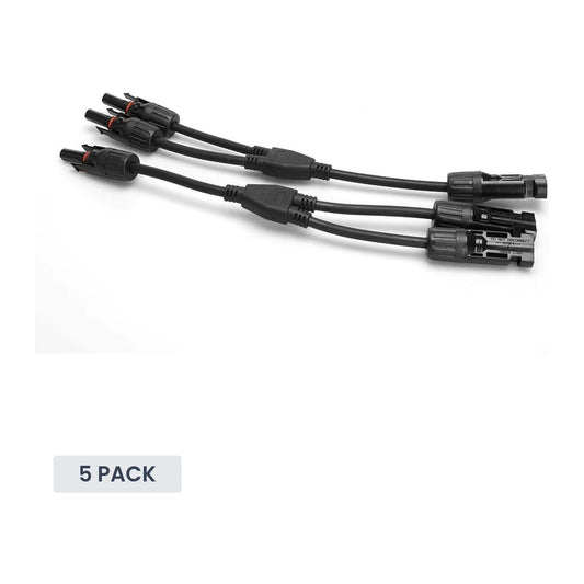 Exotronic - 2 to 1 'Y' Branch Solar Connector Pair (Pack of 5)