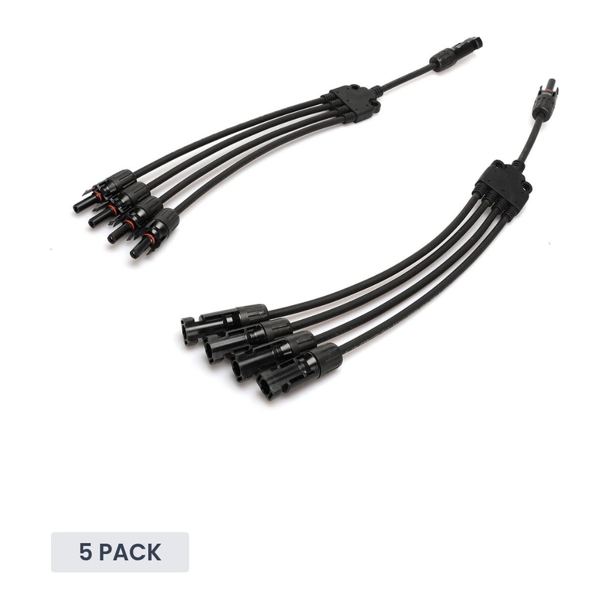 Exotronic - 4 to 1 'Y' Branch Joiner Solar Connector Pair (Pack of 5)