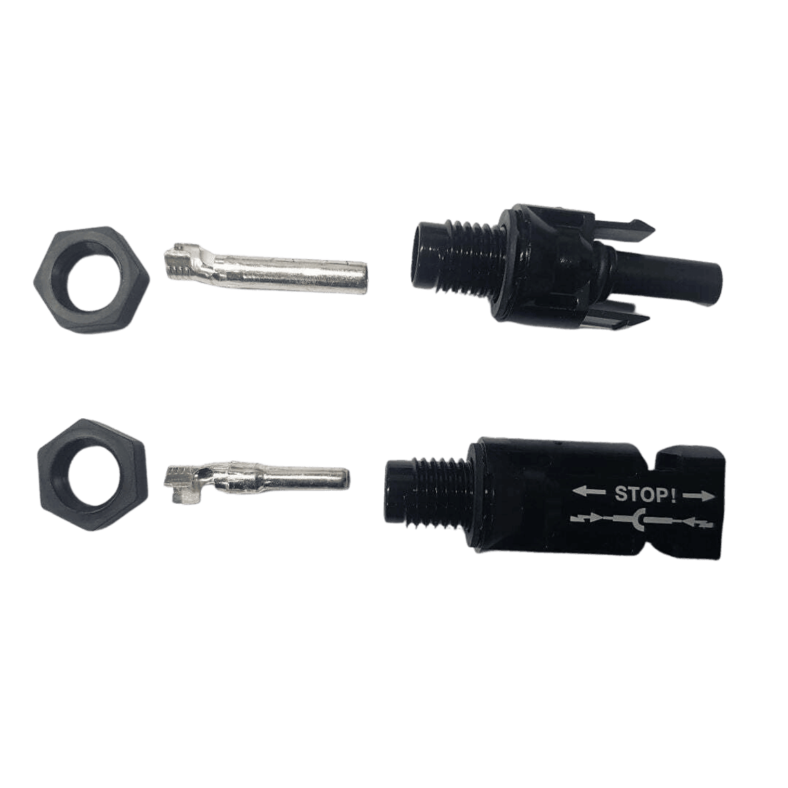 Multi-Contact Stäubli - Stäubli Bulkhead (Panel Mount) MC4 Connector Pair (Pack of 10)