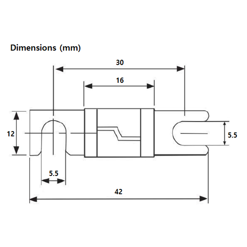 Exotronic - 200A - Midi/AMI/ANS Fuse (Pack of 100)