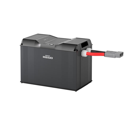 Renogy - 12V - 400AH - Rego Lithium Iron Phosphate Battery with Self-Heating