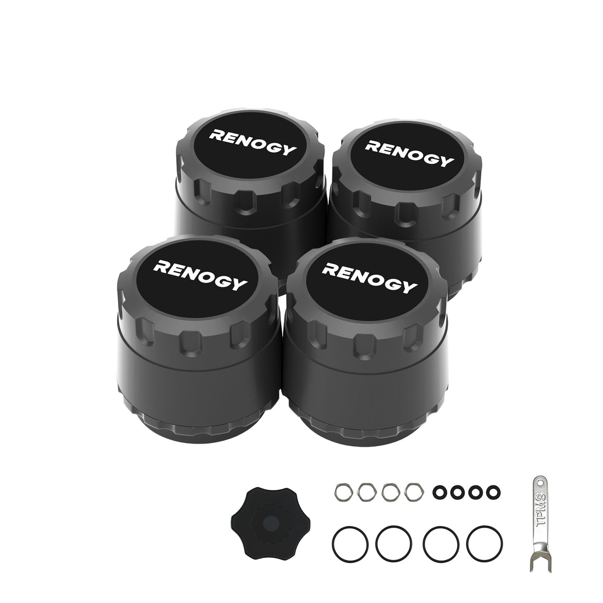 Renogy - Bluetooth Tyre Pressure Monitoring Sensors (Pack of 4)