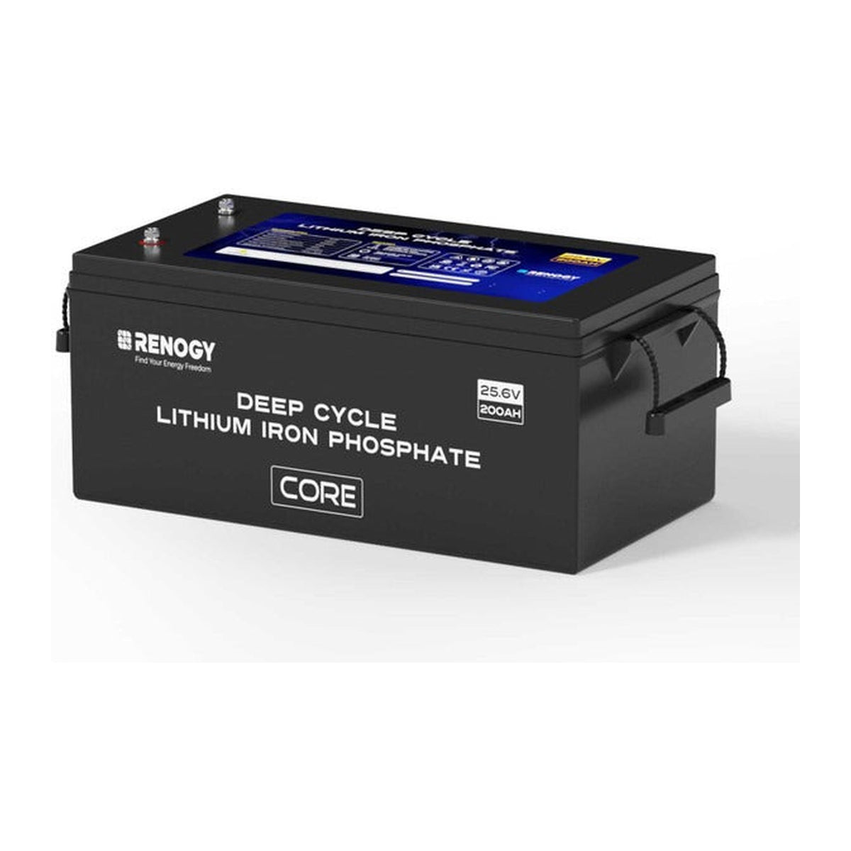 Renogy - 24V - 200AH - Core Series Lithium Iron Phosphate Battery with Self-Heating