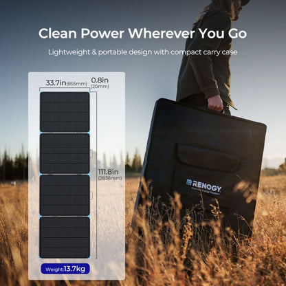 Renogy - 400W - Lightweight Portable Solar Suitcase