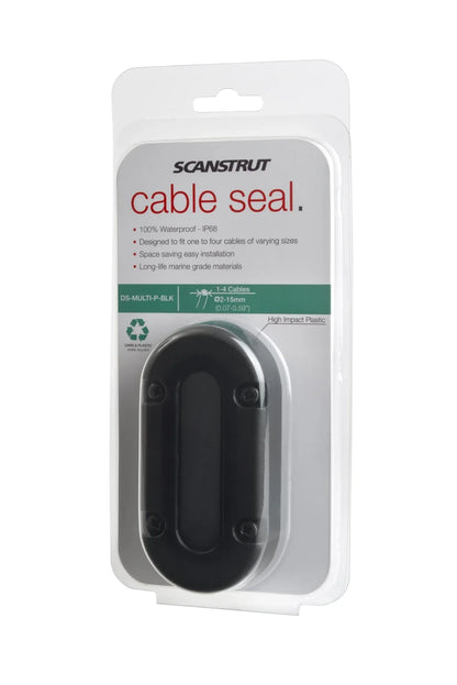 Scanstrut - DS-MULTI-P - Up to 15mm Vertical Multi Cable Seal - Black