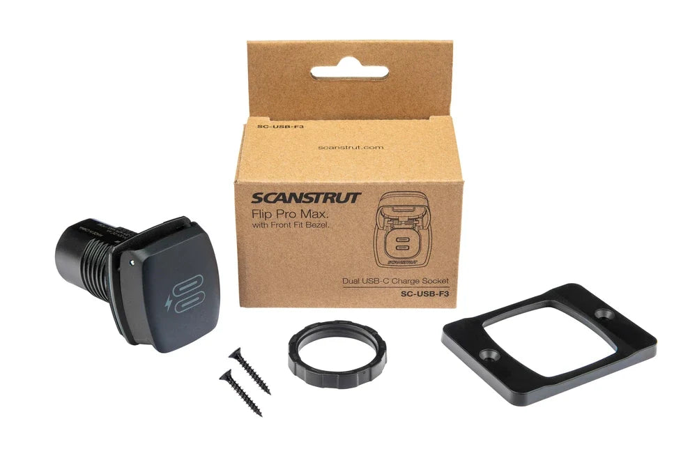 Scanstrut - 12/24V - Flip Pro Max - Dual USB-C Socket