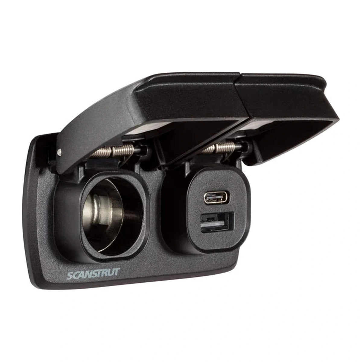 Scanstrut - 12V - Flip Pro Duo - USB-A, USB-C & 12V Accessory Socket