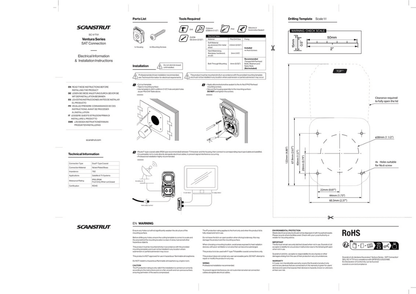 Scanstrut - Ventura - Dual F-Type TV & Satellite Socket
