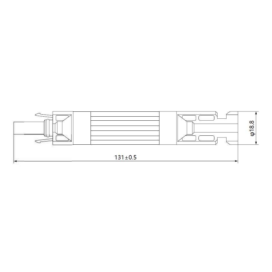Exotronic - 5A - In-line Fuse Solar Connector