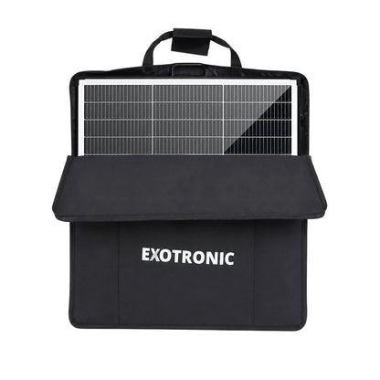 Exotronic - 12V - 200W - Fusion Portable Folding Solar Panel - No Controller