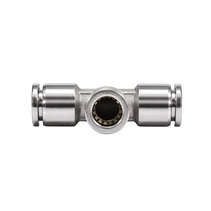 Exotronic - 'T' 10mm OD Stainless Steel PTFE Tube Joiner