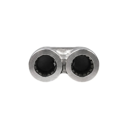 Exotronic - 'Y' 10mm OD Stainless Steel PTFE Tube Joiner