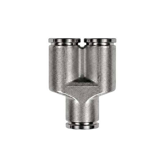 Exotronic - 'Y' 10mm OD Stainless Steel PTFE Tube Joiner