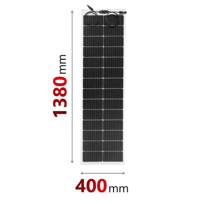 Sunman - eArc - 100W - Narrow Flexible Solar Panel + Victron 20A BlueSolar PWM Charge Controller - Bundle
