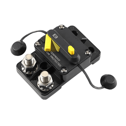 Exotronic - 50A - Surface Mount Waterproof DC Circuit Breaker - Side by Side (Pack of 10)