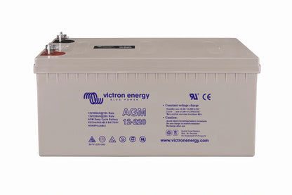 Victron Energy - 12V - 220AH - AGM Deep Cycle Battery (M8)