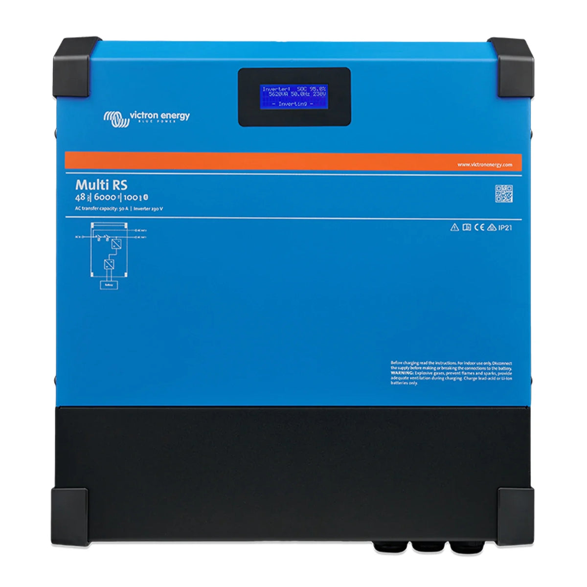 Victron Energy - 48V - 6000VA - Multi RS 48/6000/100-50 - Inverter/Charger