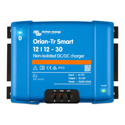 Victron Energy - 12V - 30A Charging Bundle - SmartSolar MPPT 100/30 + Orion-Tr Smart 12/12-30A