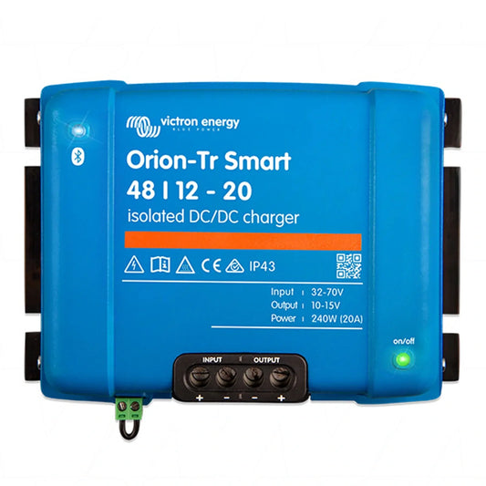 Victron Energy - 48V to 12V - Orion-Tr Smart - 48/12-20A - Isolated DC-DC Charger