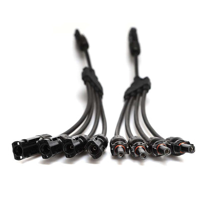 Exotronic - 4 to 1 'Y' Branch Joiner Solar Connector Pair (Pack of 5)