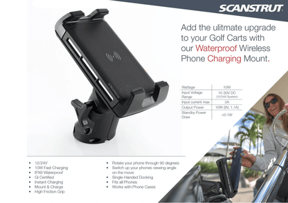 Scanstrut - 12/24V - 15W - ROKK Wireless Edge Charger